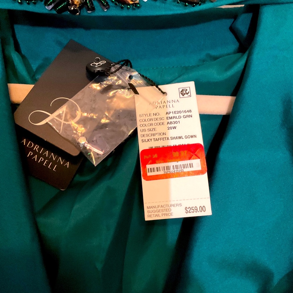 Teal gown